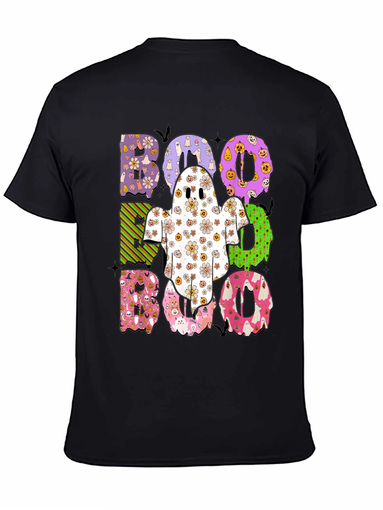 Camiseta Boo Halloween Estampada y Divertida