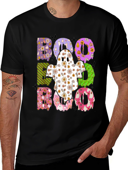 Camiseta Boo Halloween Estampada y Divertida