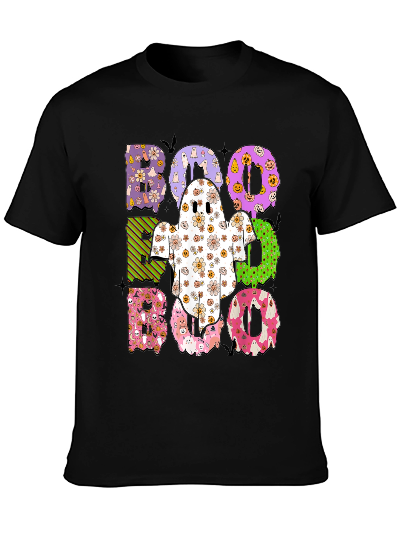 Camiseta Boo Halloween Estampada y Divertida