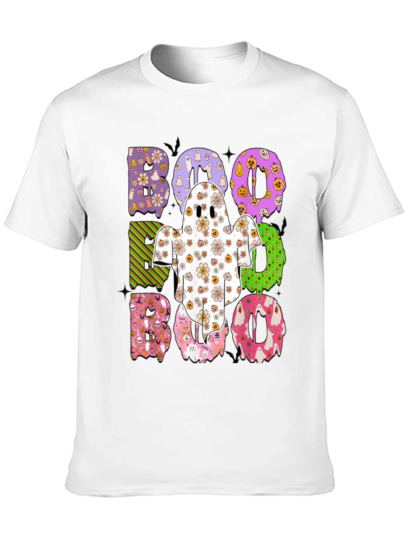 Camiseta Boo Halloween Estampada y Divertida
