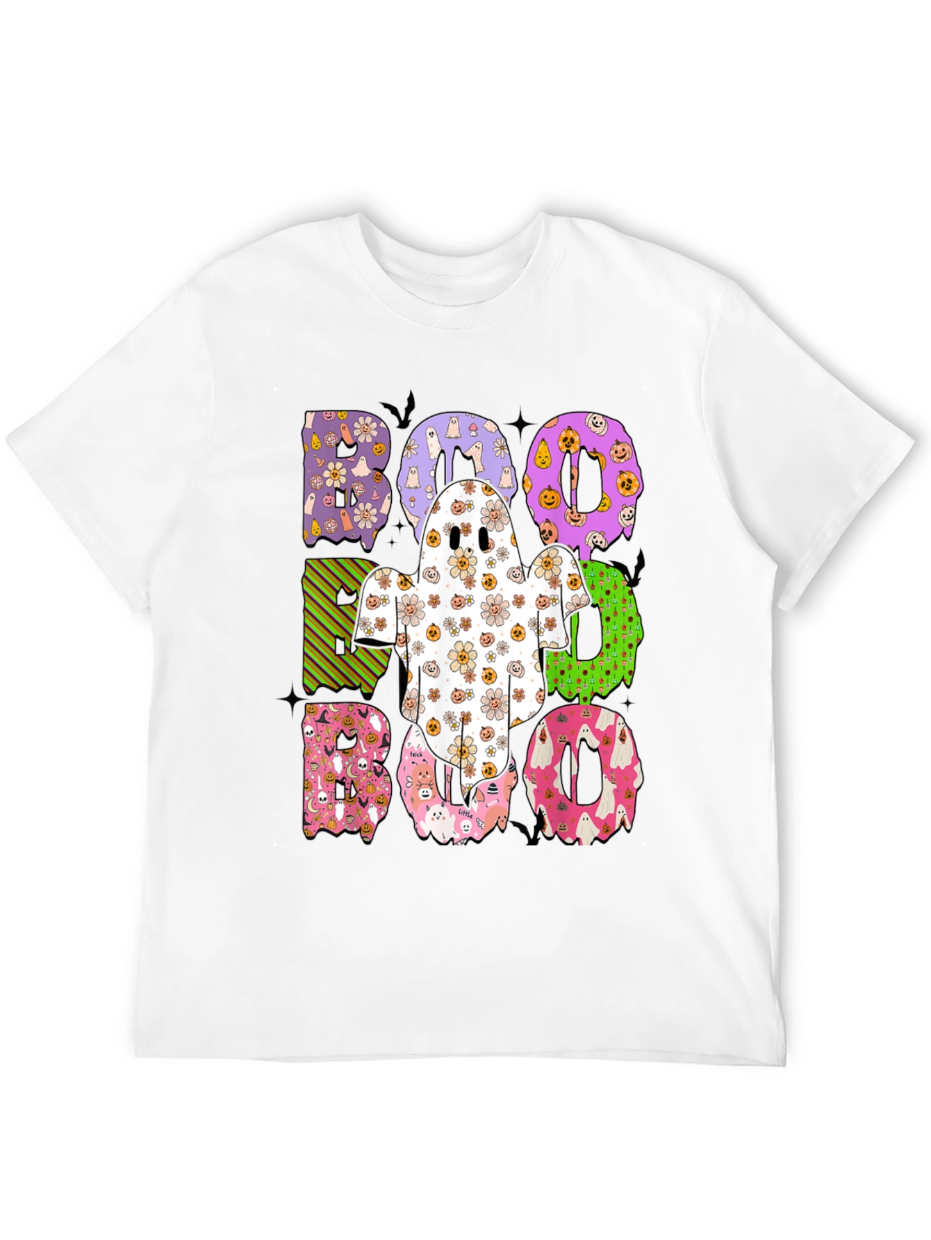 Camiseta Boo Halloween Estampada y Divertida