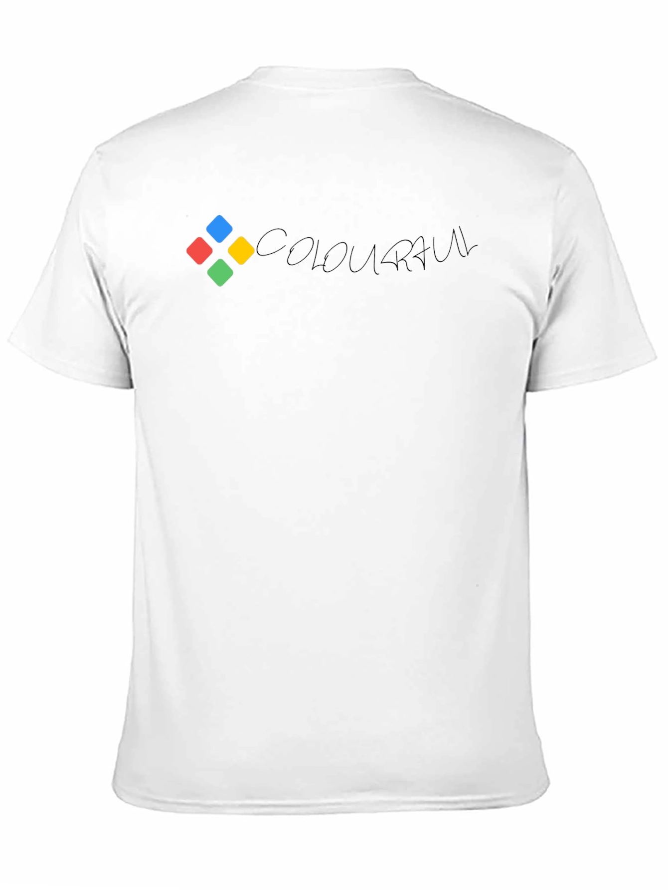 Camiseta Negra con Diseño Abstracto COLOURAUL
