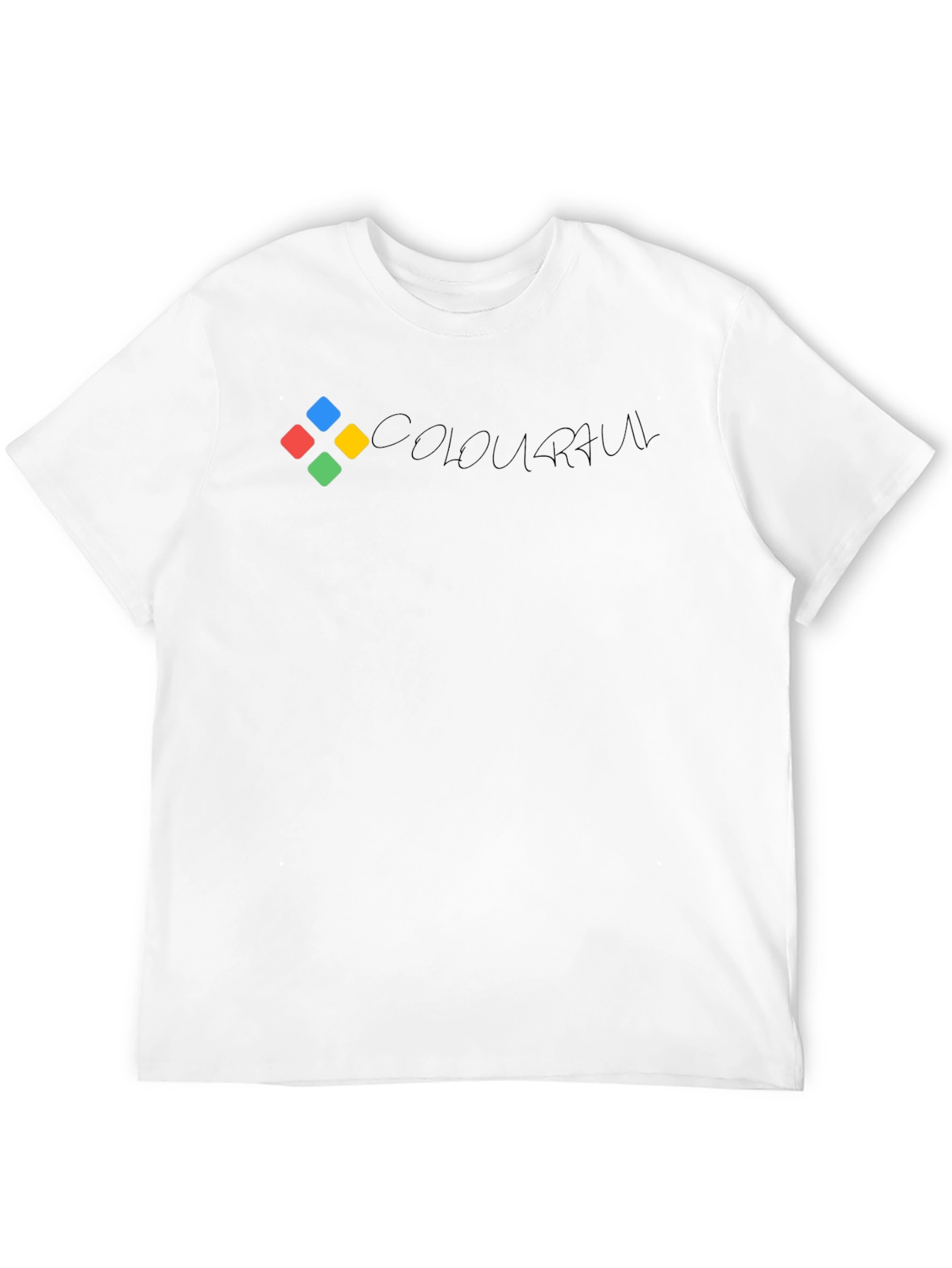 Camiseta Negra con Diseño Abstracto COLOURAUL