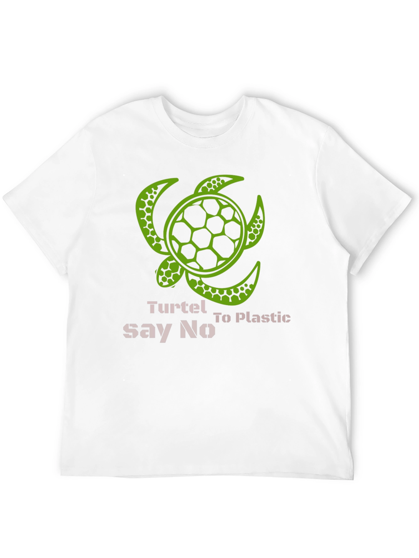 Camiseta Negra Turiel Say No To Plastic