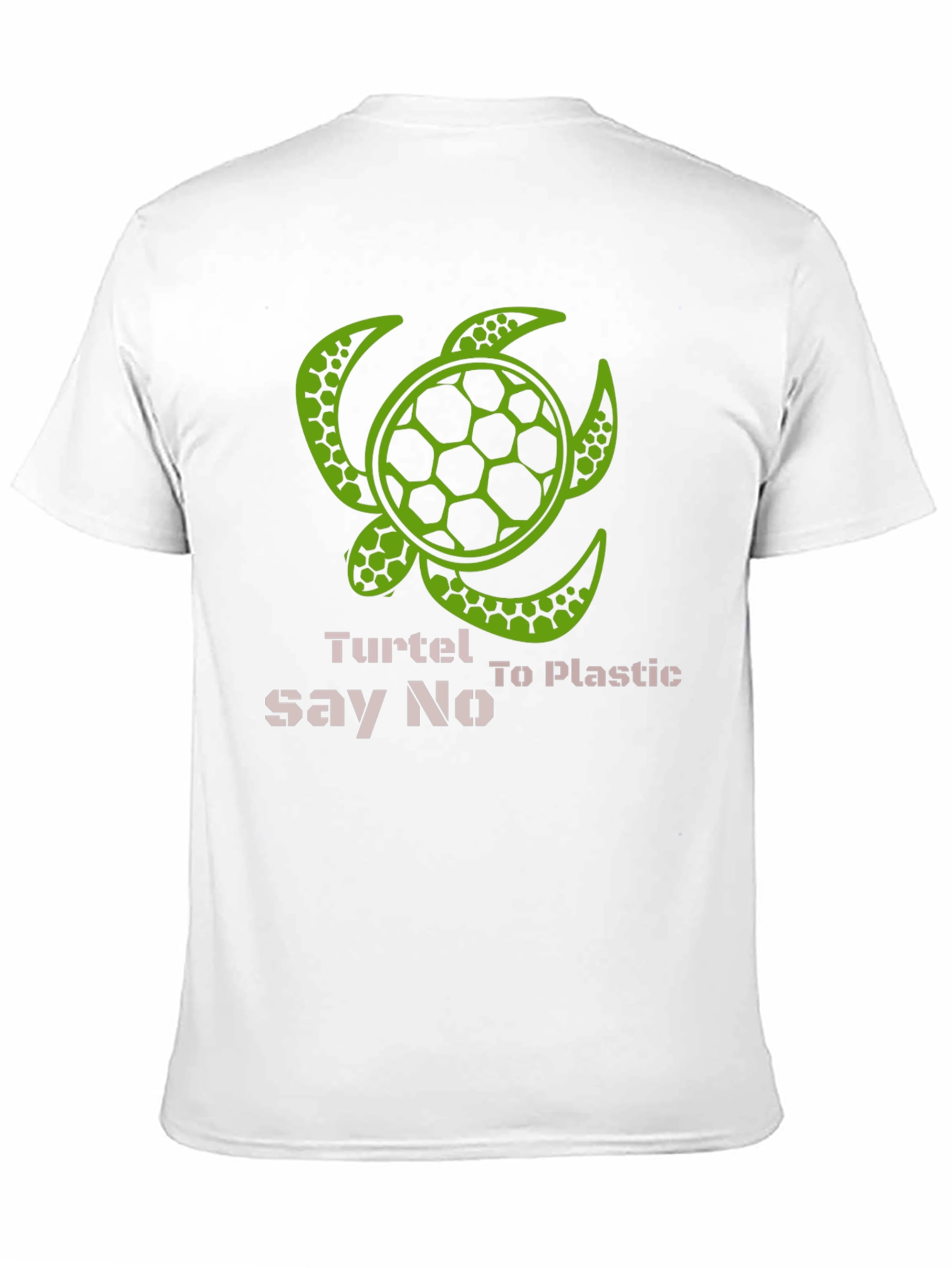 Camiseta Negra Turiel Say No To Plastic