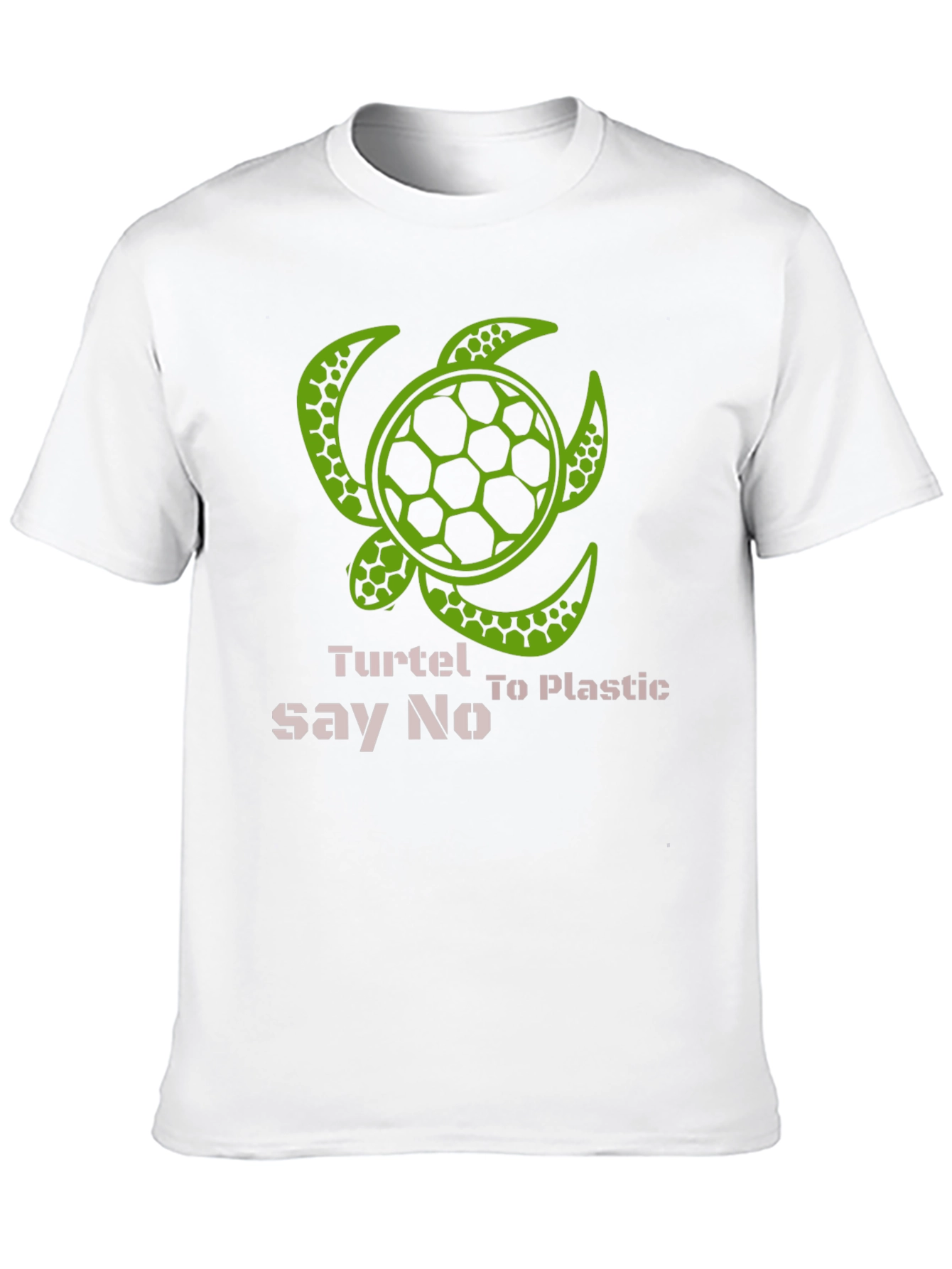 Camiseta Negra Turiel Say No To Plastic