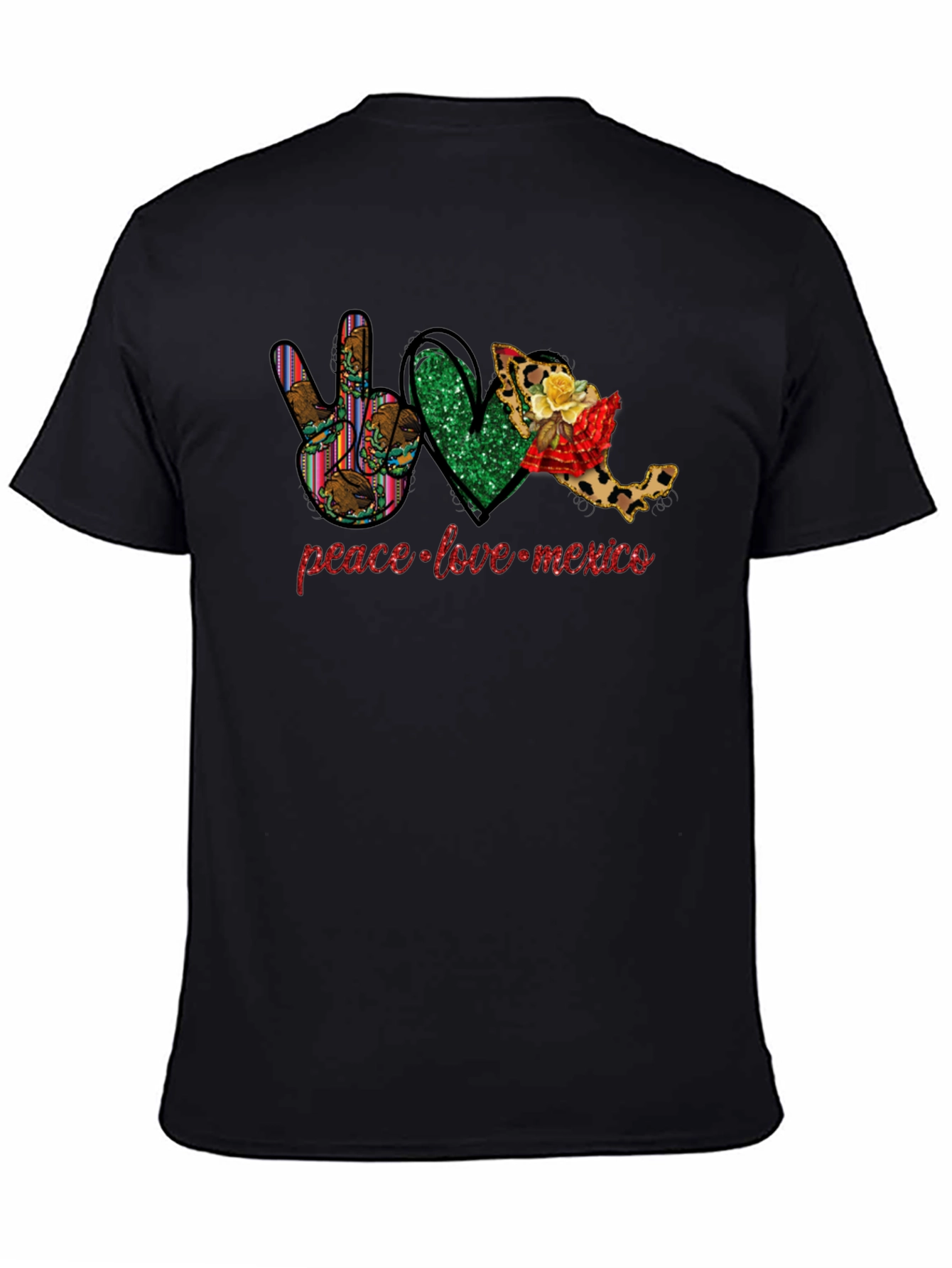 Camiseta México: Paz Amor y Patria
