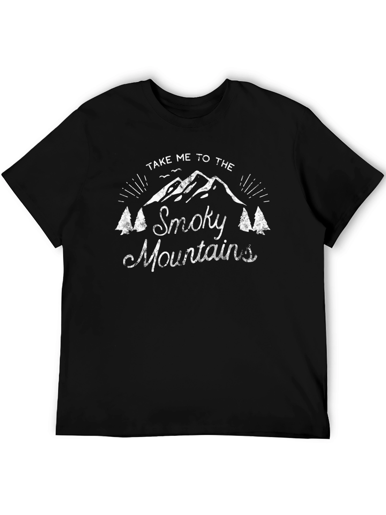 Camiseta Negra Montañas Humeantes