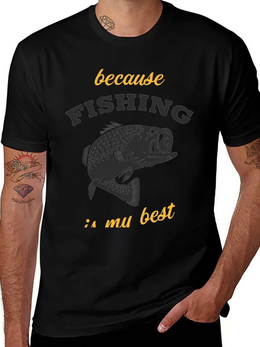 Camiseta Negra de Pesca: Porque la pesca es lo mejor